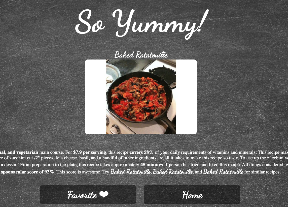 screenshot of tastemakers webpage